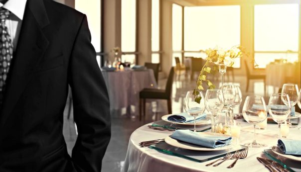 wedding business table setting